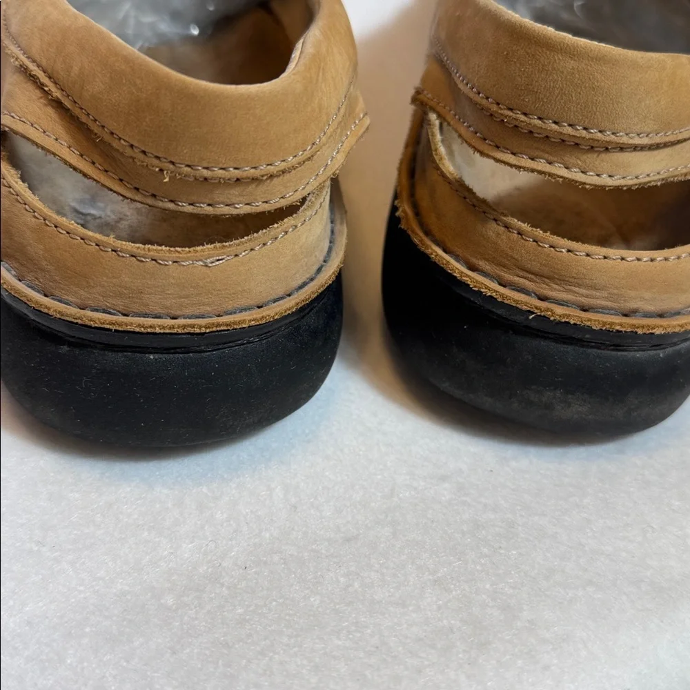 Men’s FOOTPRINTS by BIRKENSTOCK Tan Fisherman Leather Sandal‎ Size 45 US12